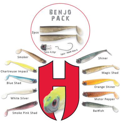 Benjo Pack (2 gumihal, 1 fej, 1 horog)
